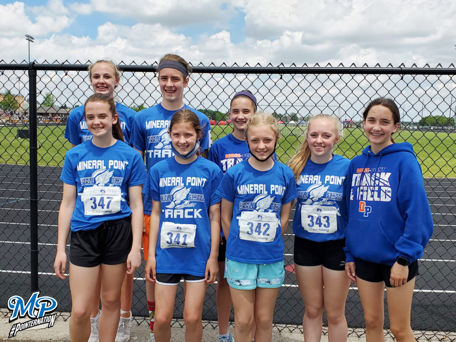 Mineral Point School District Middle School Places at State Track