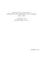 2022-23 HS Athletic Handbook