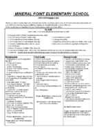 2025-26 Elementary School Supply List