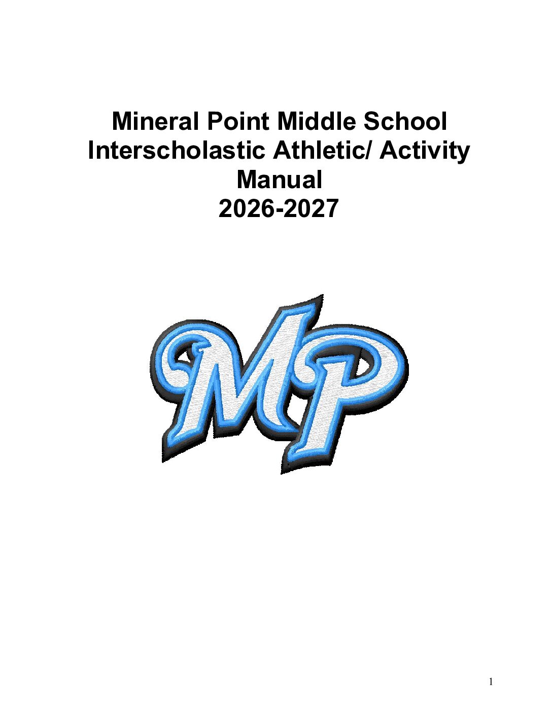 2026-2027 MS ACTIVITY MANUAL