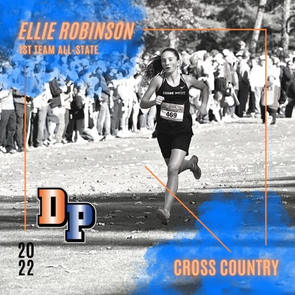 All-State Cross Country Ellie Robinson running