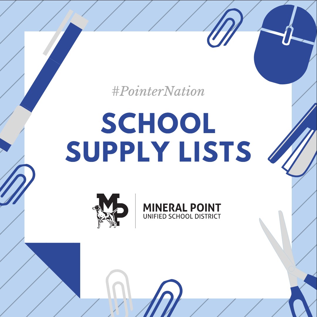 Mineral Point School District Supply Lists