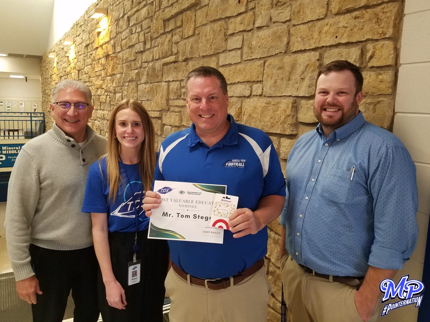 Mineral Point School District Steger is TDS Educator of the Year Nominee