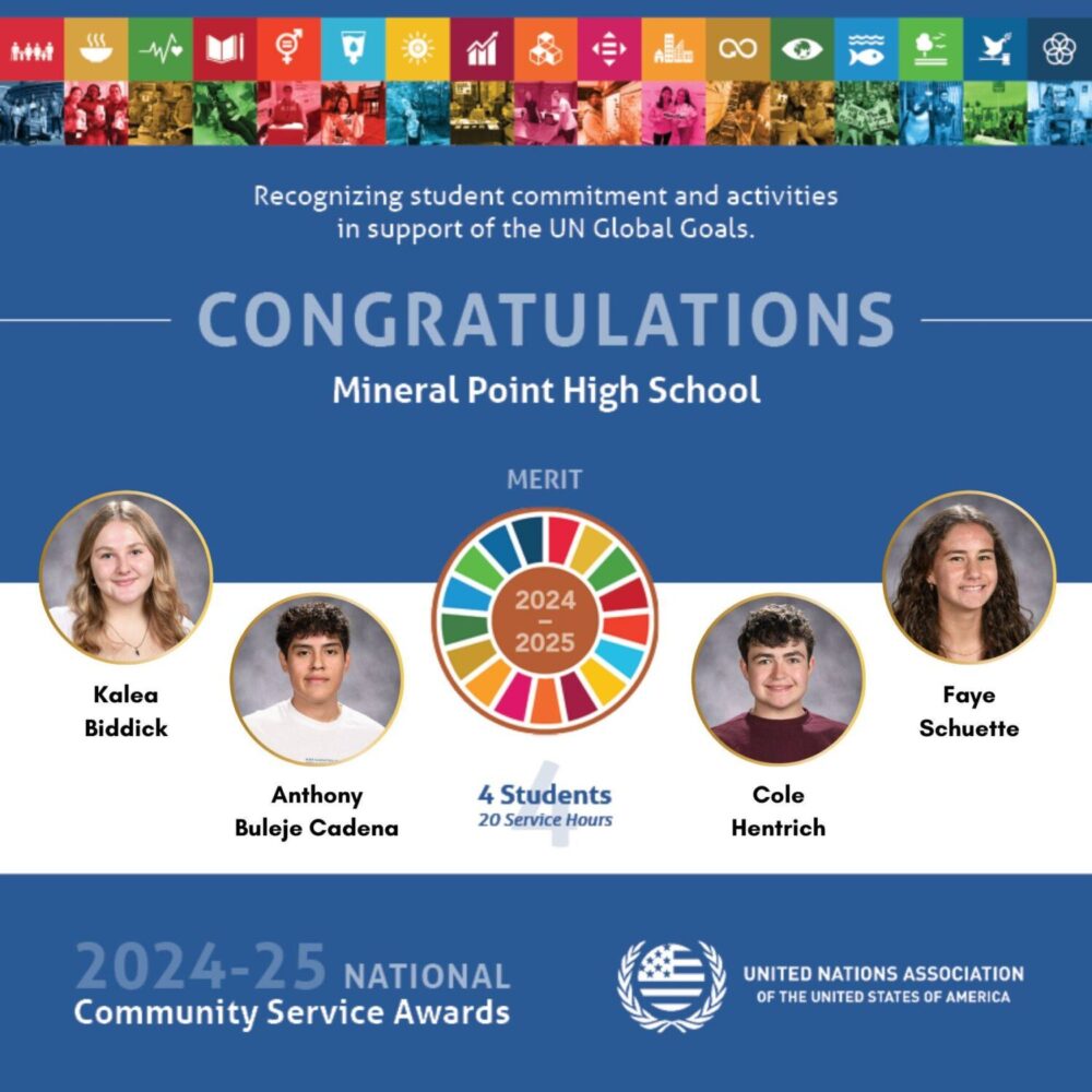 United Nations Community Service Award winners