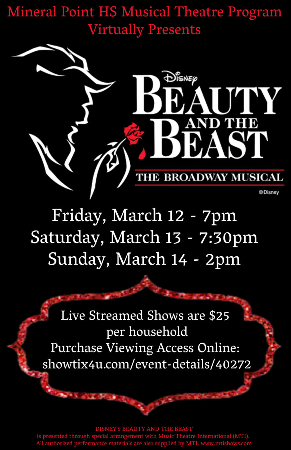 Mineral Point School District | MPHS Presents "Beauty And The Beast"