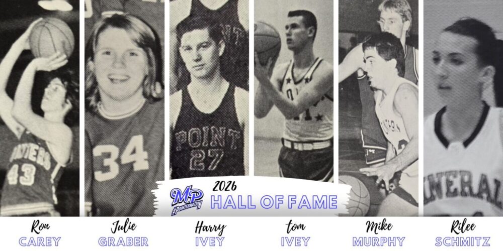 2026 Basketball Hall of Fame inductees - Ron Carey, Julie Graber, Harry Ivey, Tom Ivey, Mike Murphy, Rilee Schmitz.