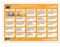 October Elementary Lunch