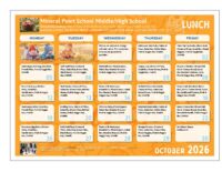 October Middle/High Lunch