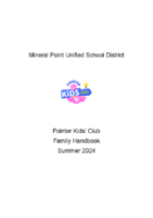 Pointer Kids’ Club SUMMER 2024
